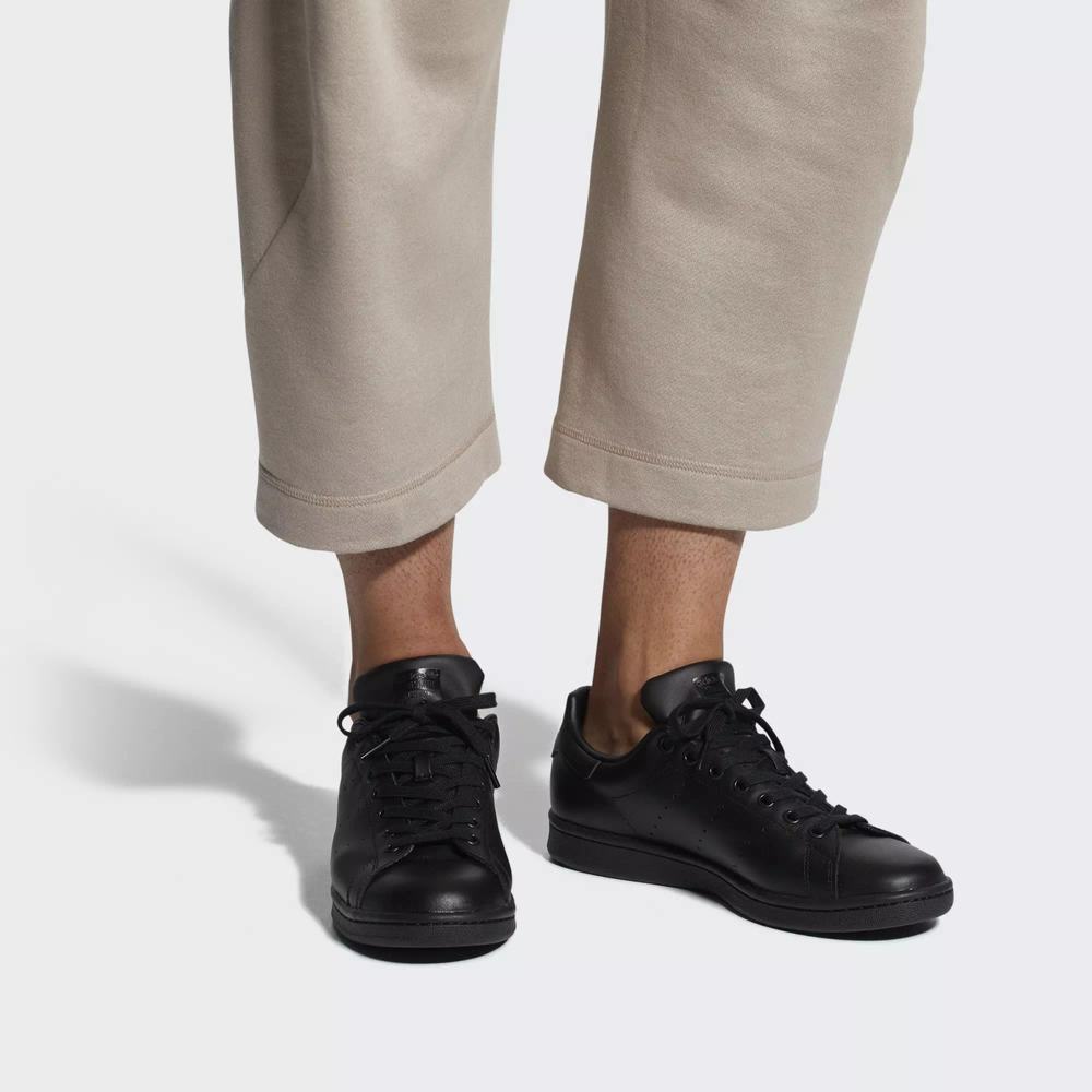 Adidas Stan Smith Tenis Negros Para Hombre (MX-96007)